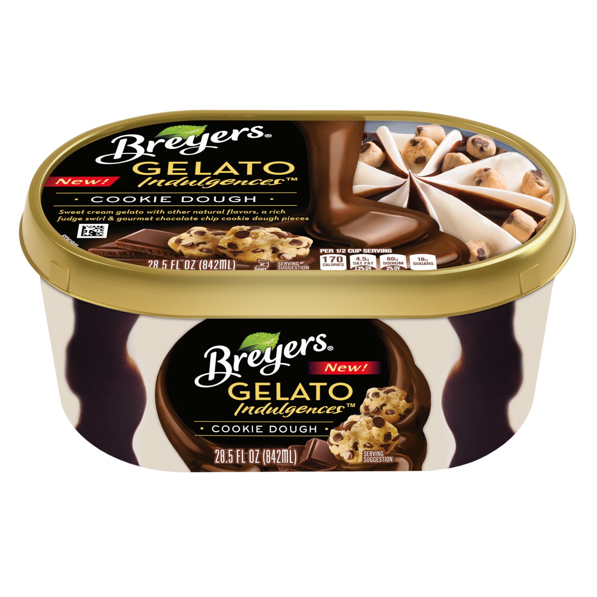 slide 1 of 3, Breyer's Breyers Gelato Indulgences Cookie Dough, 28.5 oz, 28.5 oz