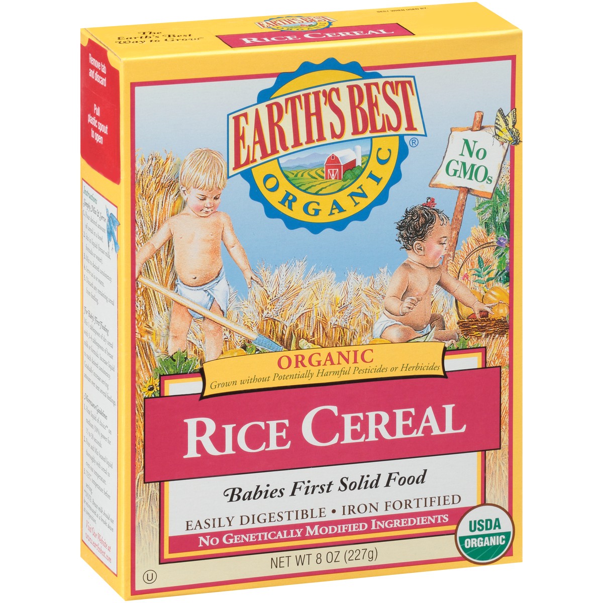 slide 1 of 7, Earth's Best Brown Rice Cereal, 8 oz