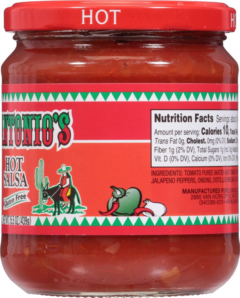 slide 5 of 5, Juantonio's Hot Salsa 15.5 oz, 15.5 oz