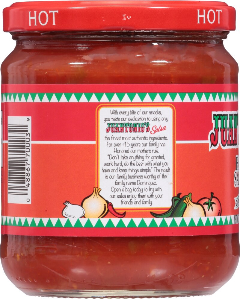 slide 3 of 5, Juantonio's Hot Salsa 15.5 oz, 15.5 oz