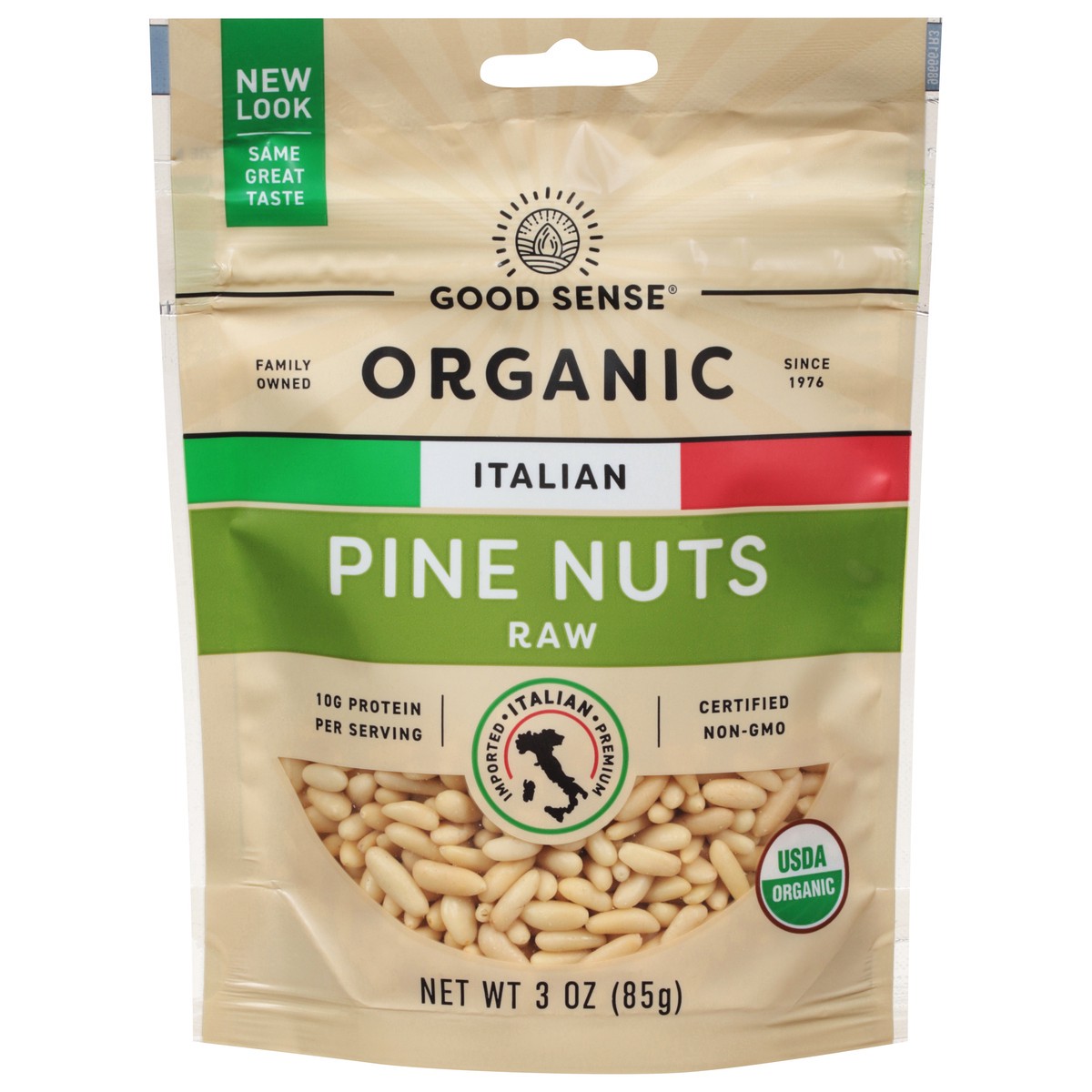 slide 5 of 13, Good Sense Organic Raw Italian Pine Nuts 3 oz, 3 oz