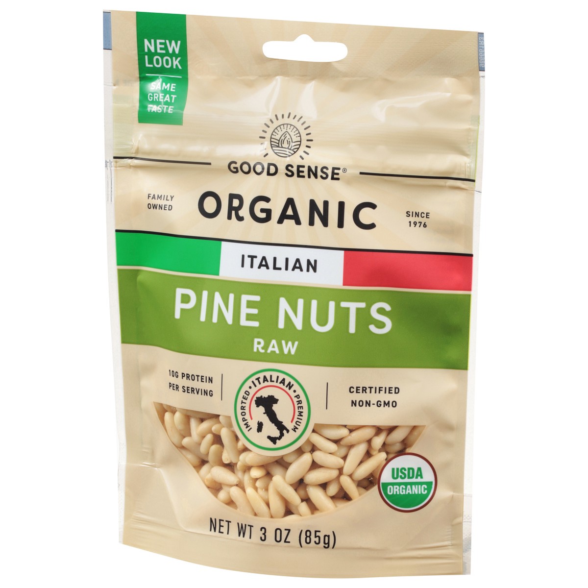 slide 8 of 13, Good Sense Organic Raw Italian Pine Nuts 3 oz, 3 oz