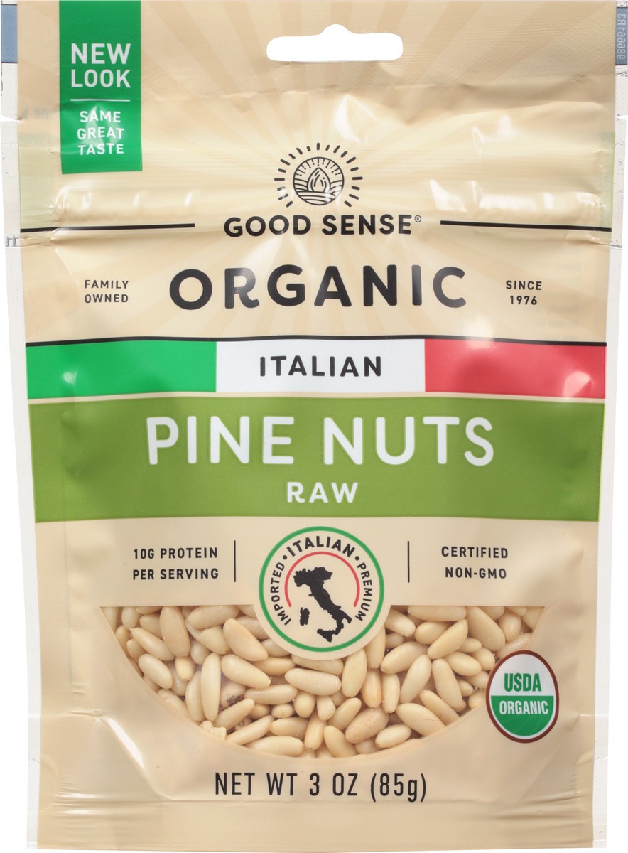 slide 4 of 13, Good Sense Organic Raw Italian Pine Nuts 3 oz, 3 oz