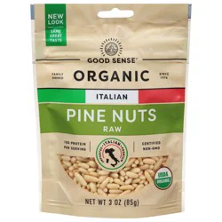 Good Sense Organic Raw Italian Pine Nuts 3 oz