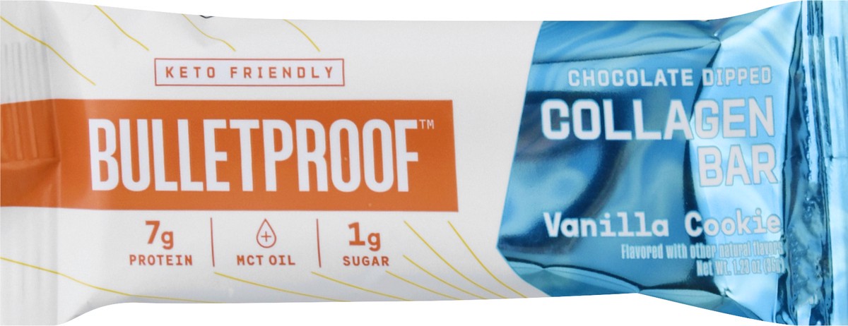 slide 6 of 9, Bulletproof Vanilla Cookie Collagen Bar 1.23 oz, 1.23 oz