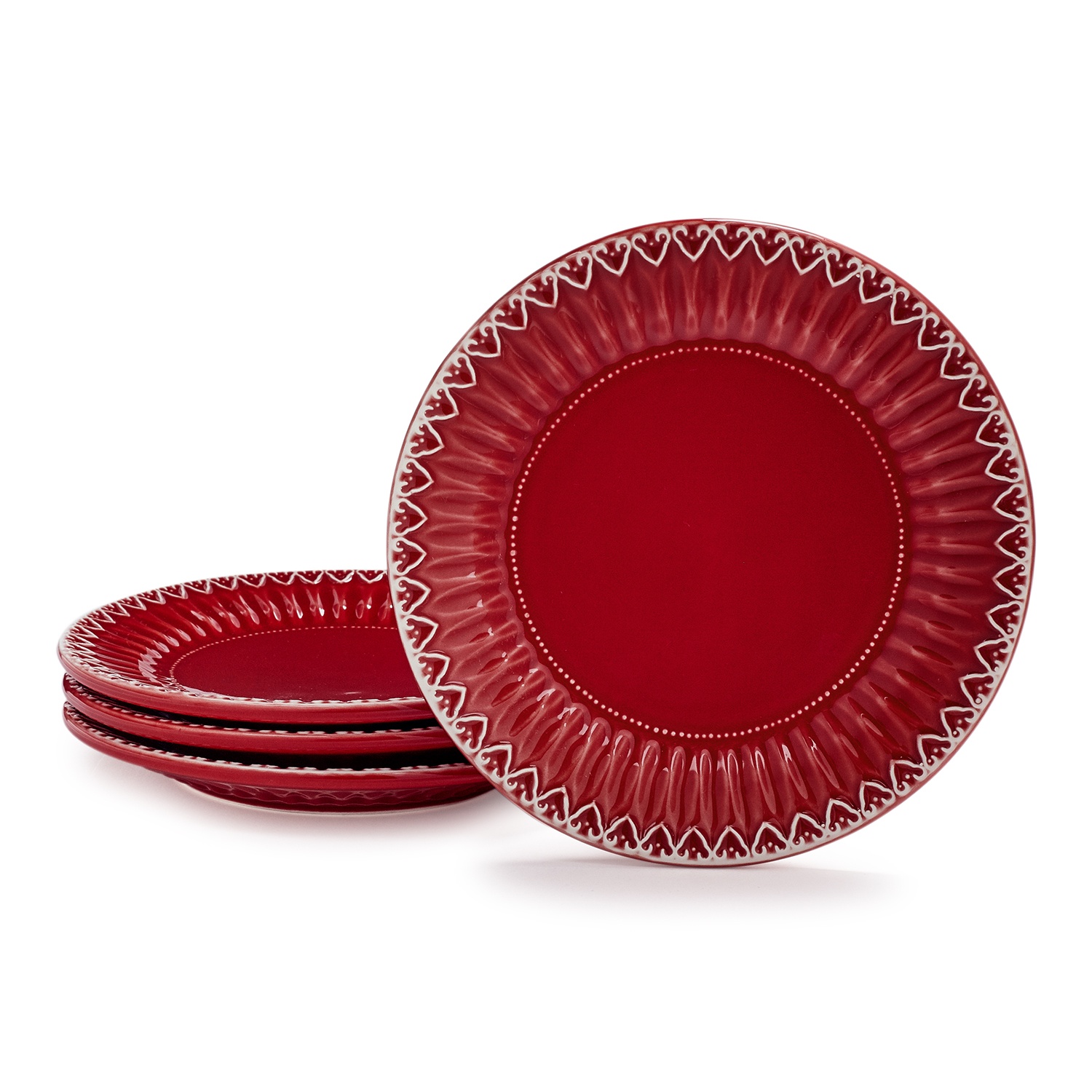 slide 1 of 1, Sur La Table Juliette Bread Plates, 4 ct