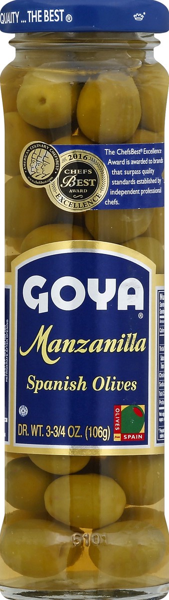 slide 1 of 1, Goya Olives 3.75 oz, 3.75 oz