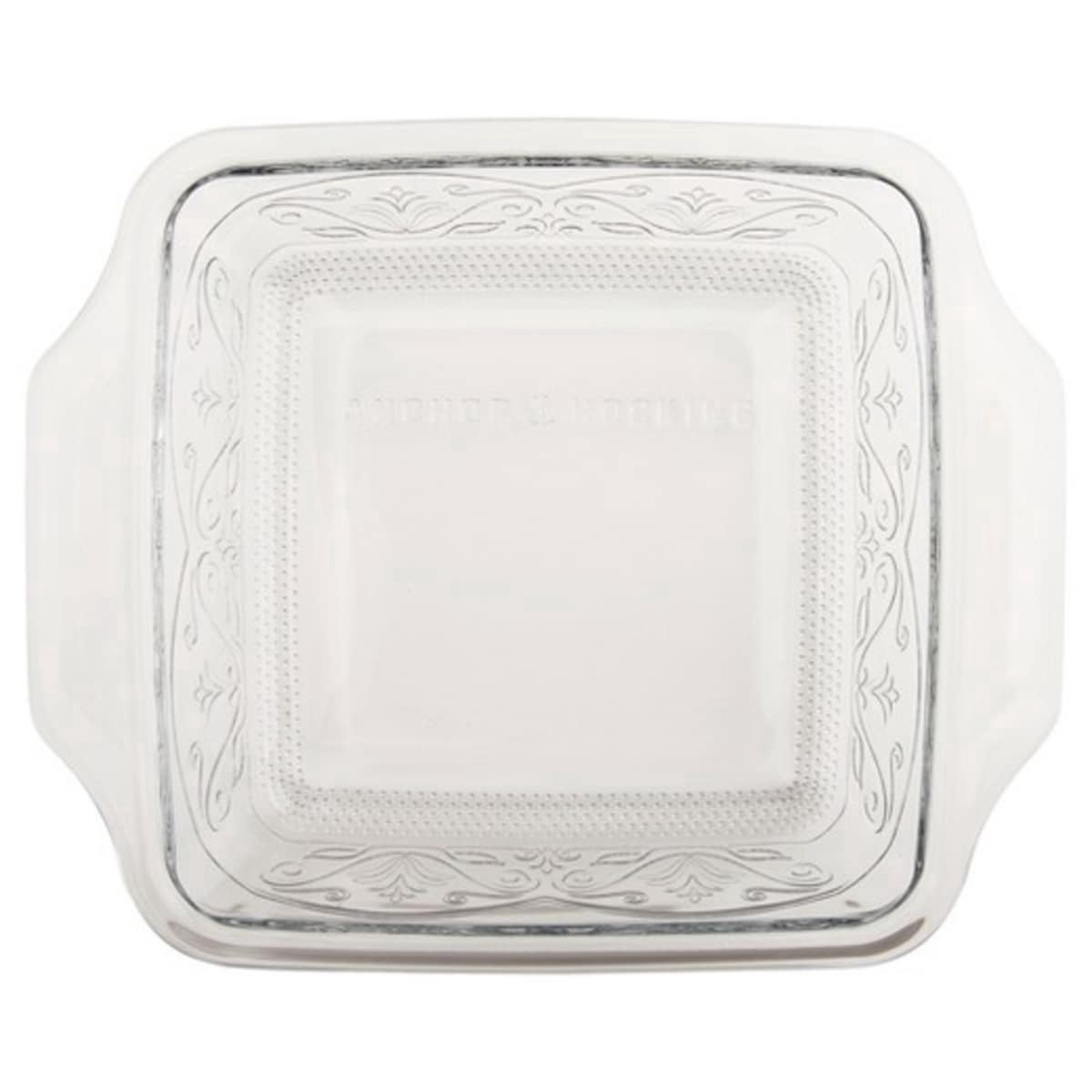 slide 16 of 17, Anchor Hocking Laurel 8'' Cake Dish Clear, 1 ct