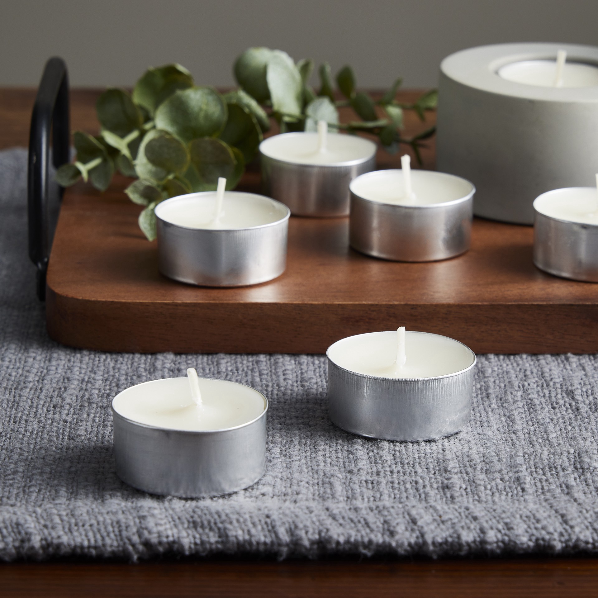 slide 3 of 4, Ivory Tealight Candles, 50ct. By Ashland, 50 ct