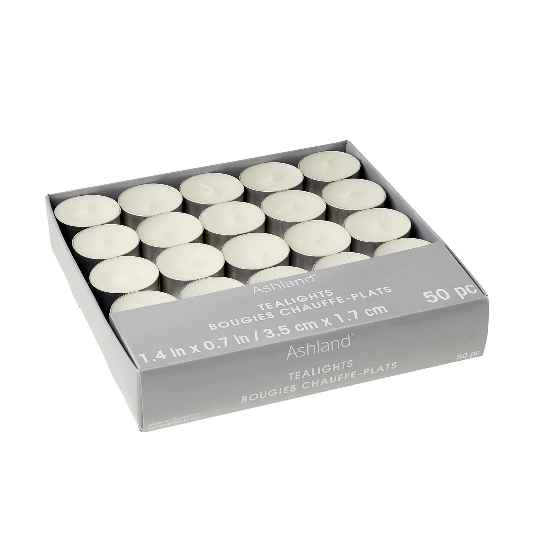 slide 4 of 4, Ivory Tealight Candles, 50ct. By Ashland, 50 ct