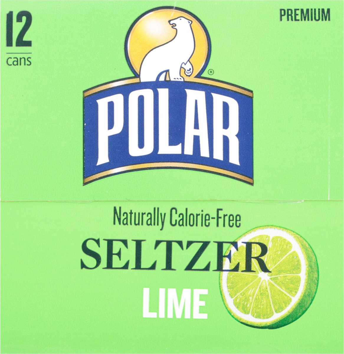 slide 3 of 9, Polar Premium Lime Seltzer - 12 ct, 12 ct; 12 fl oz