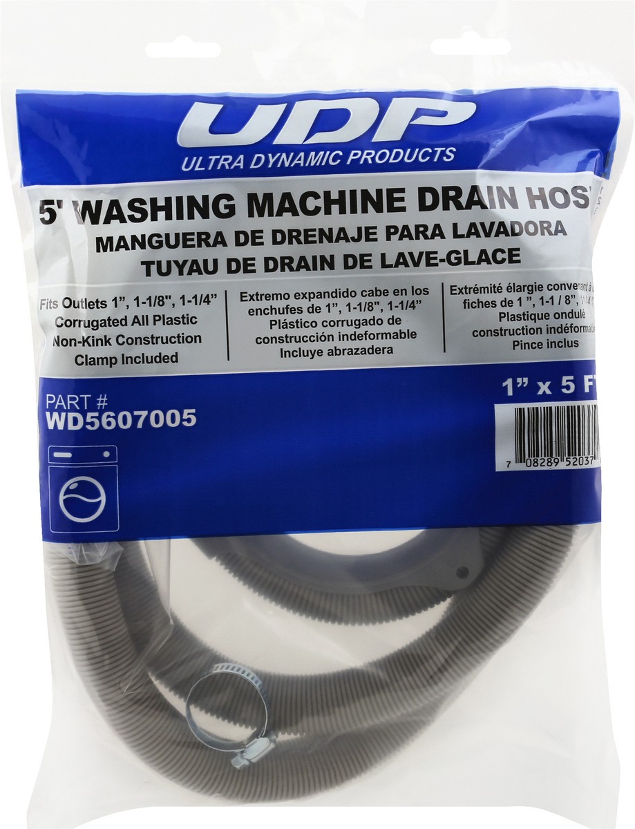 slide 4 of 10, UDP 5 Feet Washing Machine Drain Hose 1 ea, 1 ct