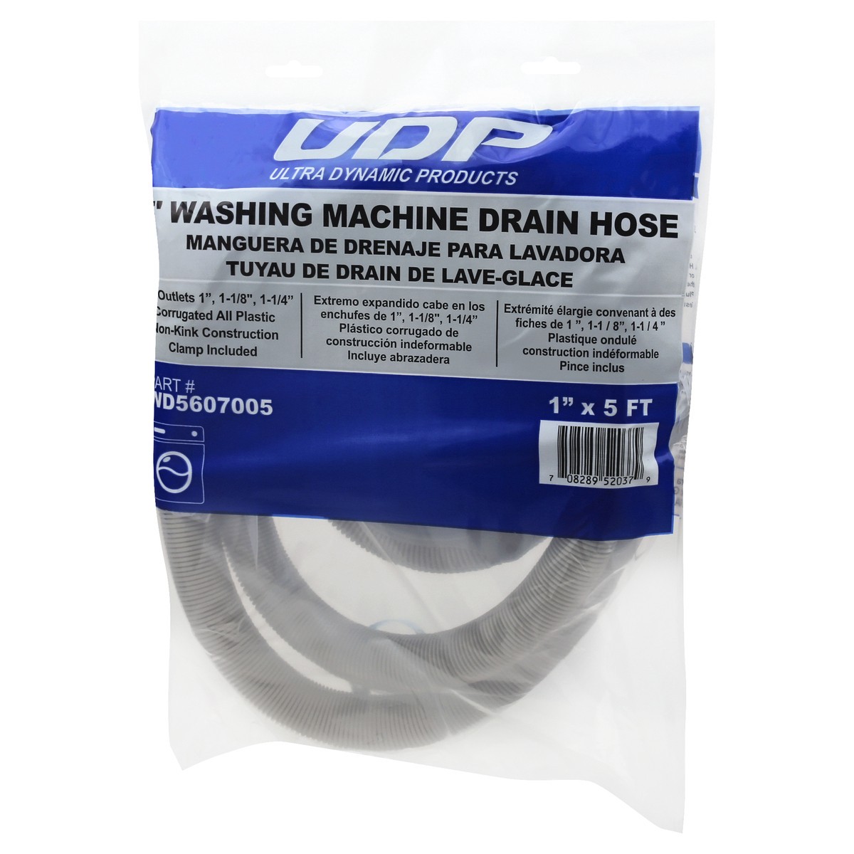 slide 3 of 10, UDP 5 Feet Washing Machine Drain Hose 1 ea, 1 ct