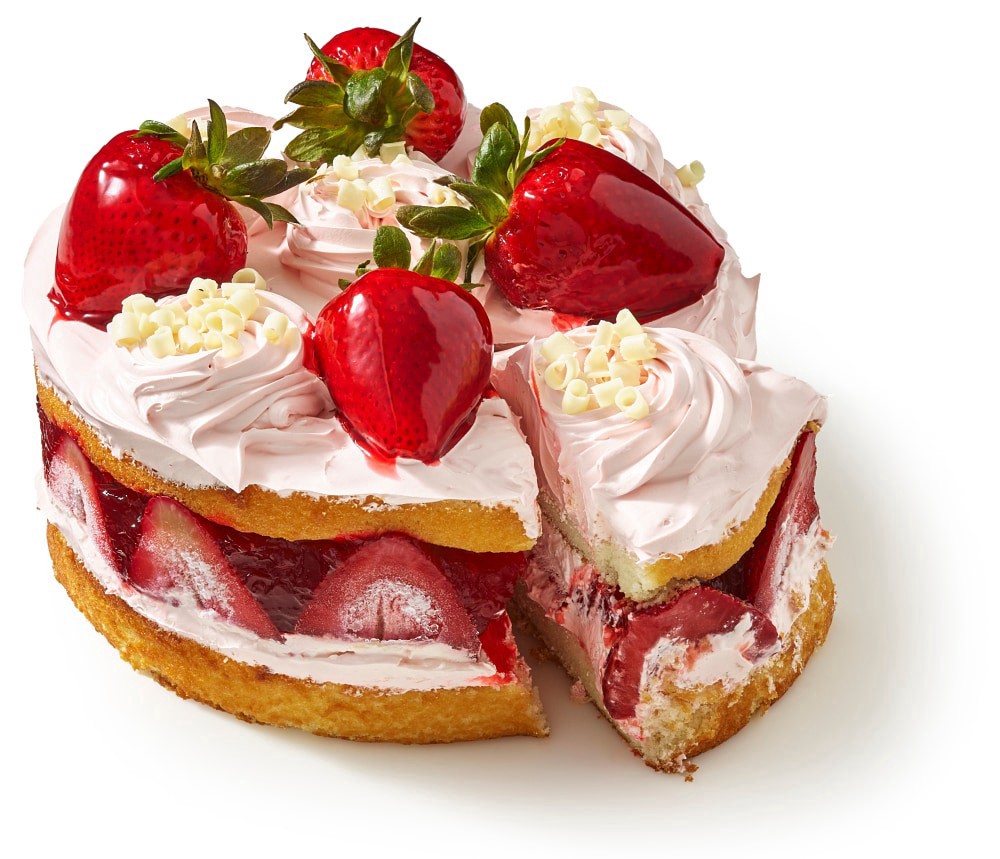 slide 3 of 3, Bakery Fresh Strawberry Cake, 53.5 oz