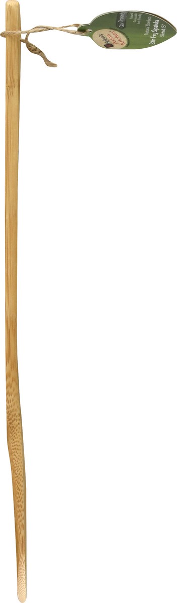 slide 2 of 10, Helen's Asian Kitchen Natural Bamboo Slotted 13 Inch Stir Fry Spatula, 1 ea, 1 ct