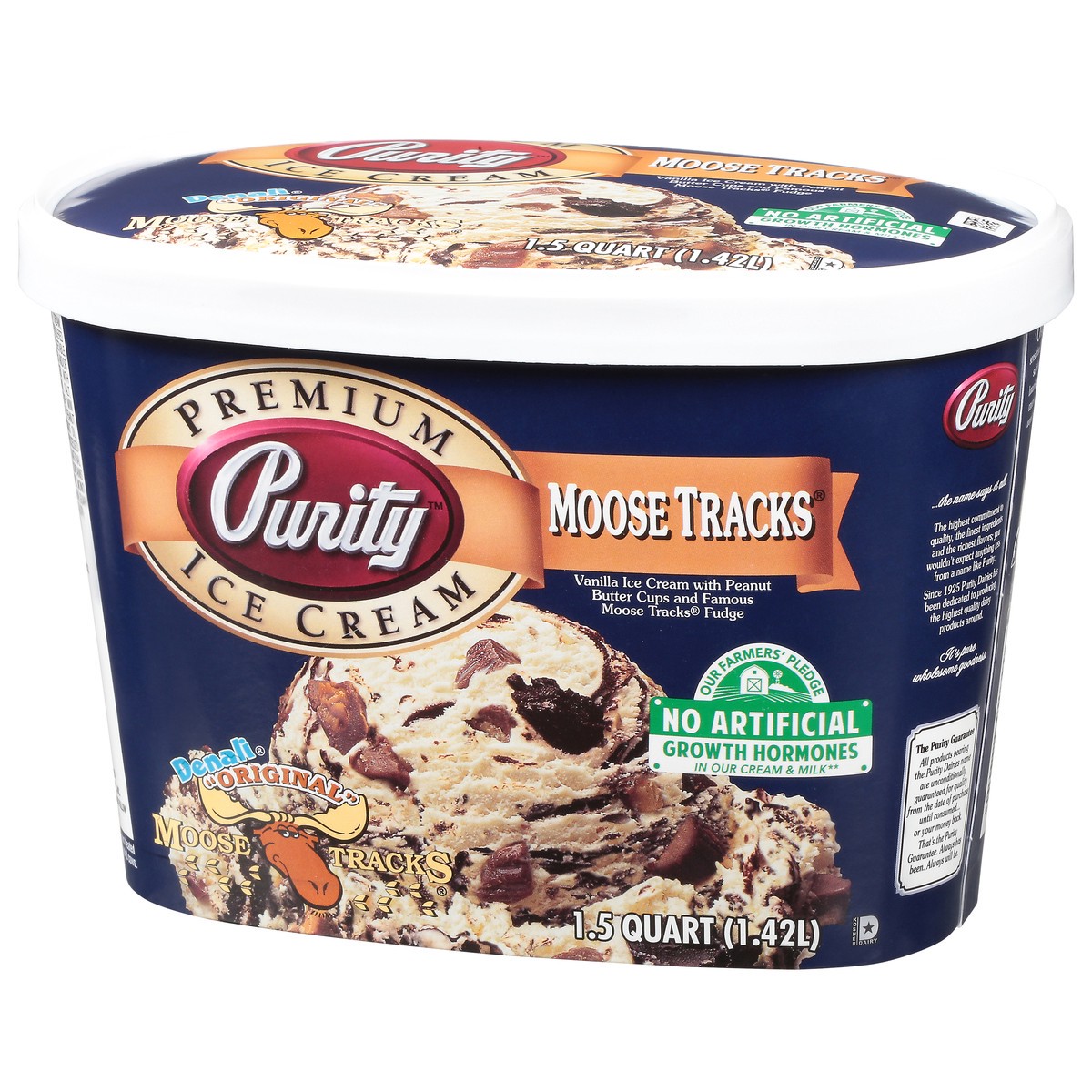 slide 3 of 9, Purity Moose Tracks Ice Cream, 1.5 qt