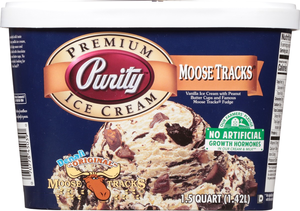 slide 5 of 9, Purity Moose Tracks Ice Cream, 1.5 qt