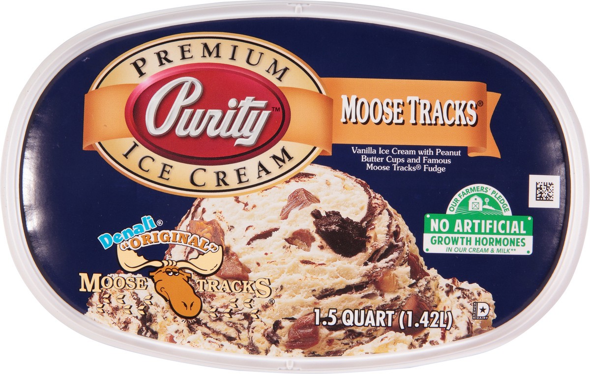 slide 9 of 9, Purity Moose Tracks Ice Cream, 1.5 qt