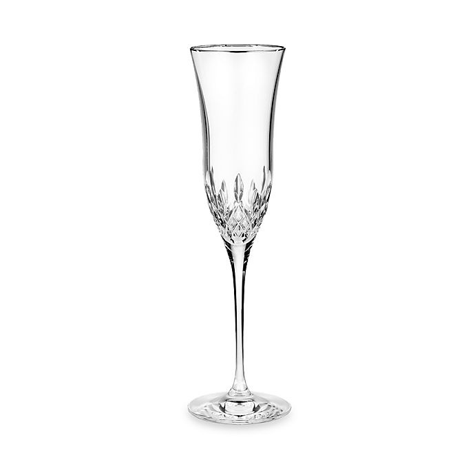 slide 1 of 1, Waterford Lismore Essence Platinum Champagne Flute, 1 ct