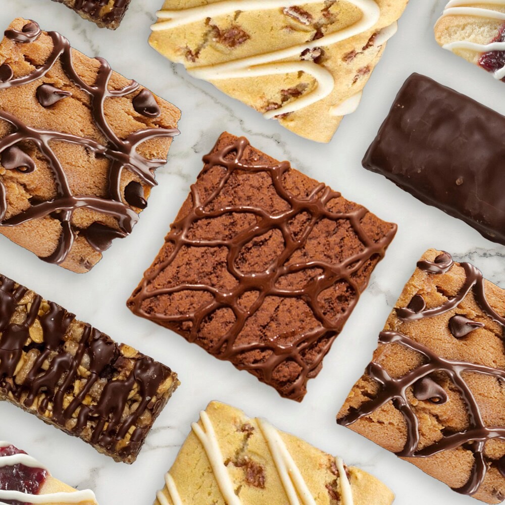 slide 2 of 6, Fiber One 70 Calorie Chocolate Chip Cookie Brownies, 12 ct / 0.88 oz