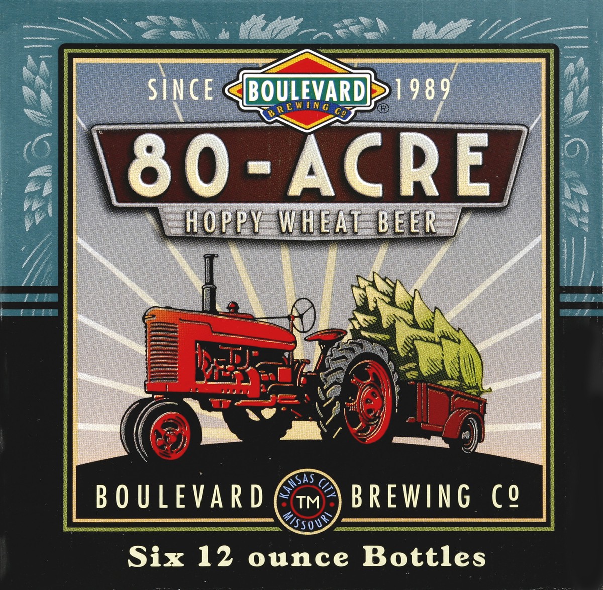 slide 3 of 7, Boulevard Brewing Co 80-Acre Hoppy Wheat Beer, 6 ct; 12 fl oz