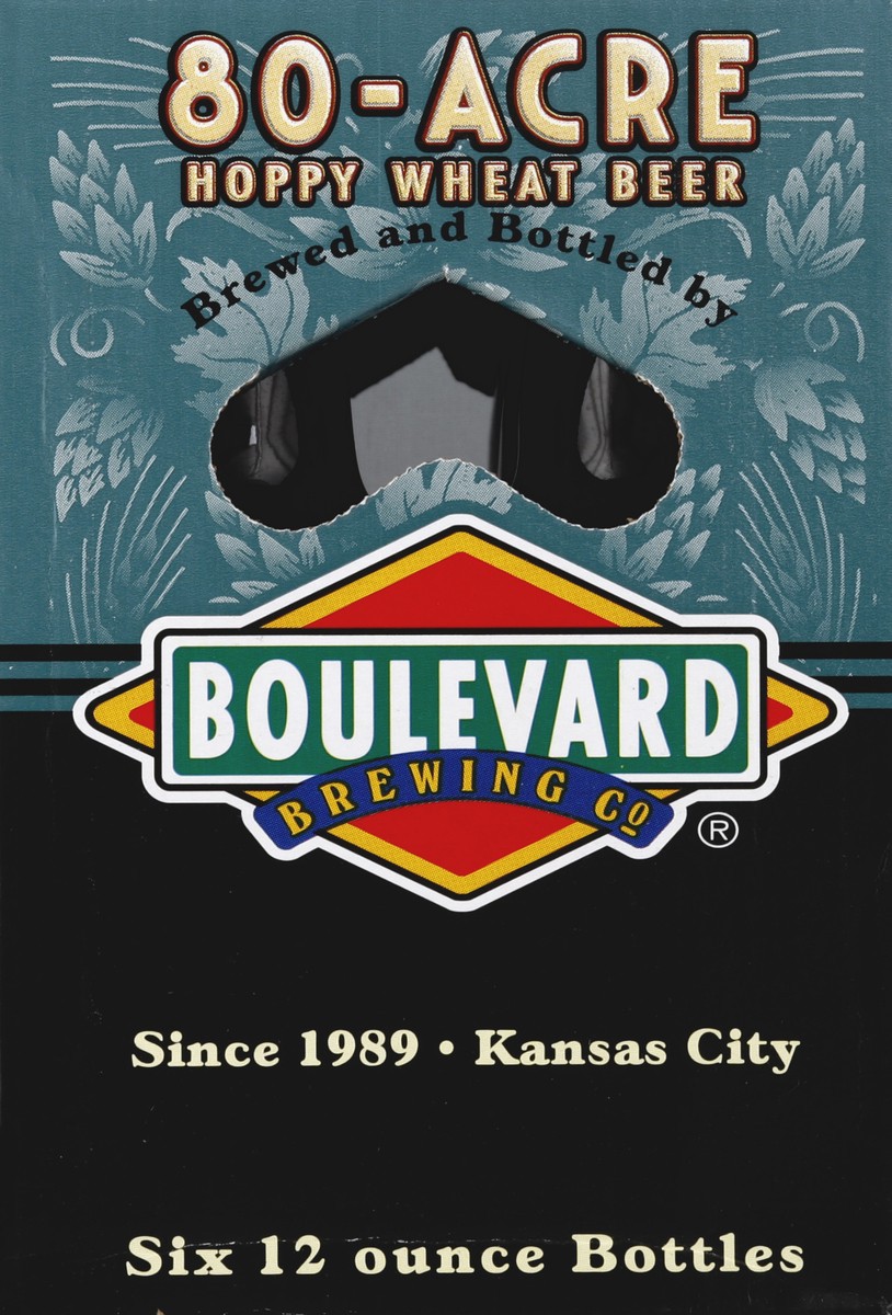 slide 2 of 7, Boulevard Brewing Co 80-Acre Hoppy Wheat Beer, 6 ct; 12 fl oz