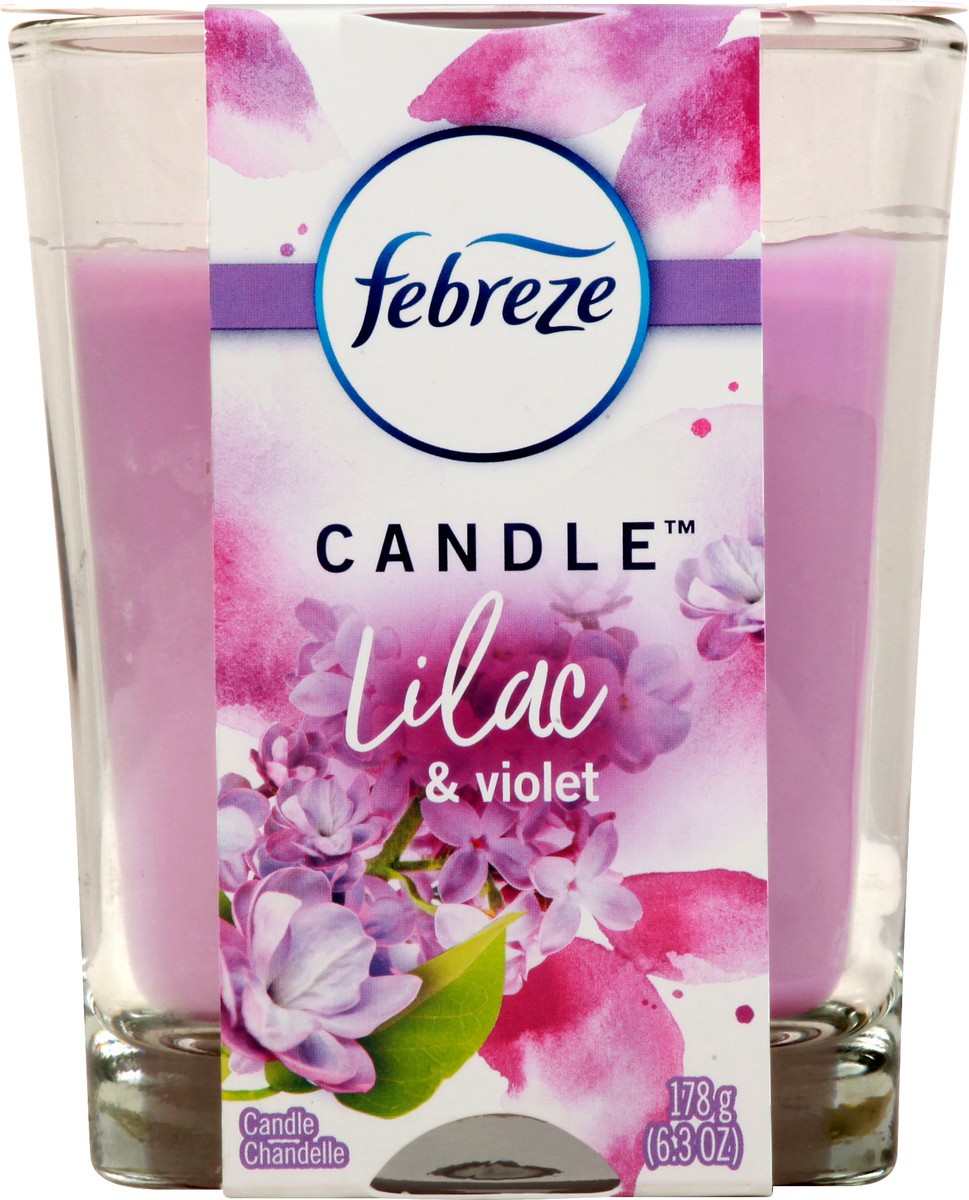 slide 9 of 11, Febreze Lilac & Violet Candle 6.3 ea, 6.30 ct