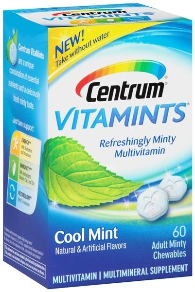 slide 1 of 1, Centrum VitaMints, Adult Multivitamin, 60 ct