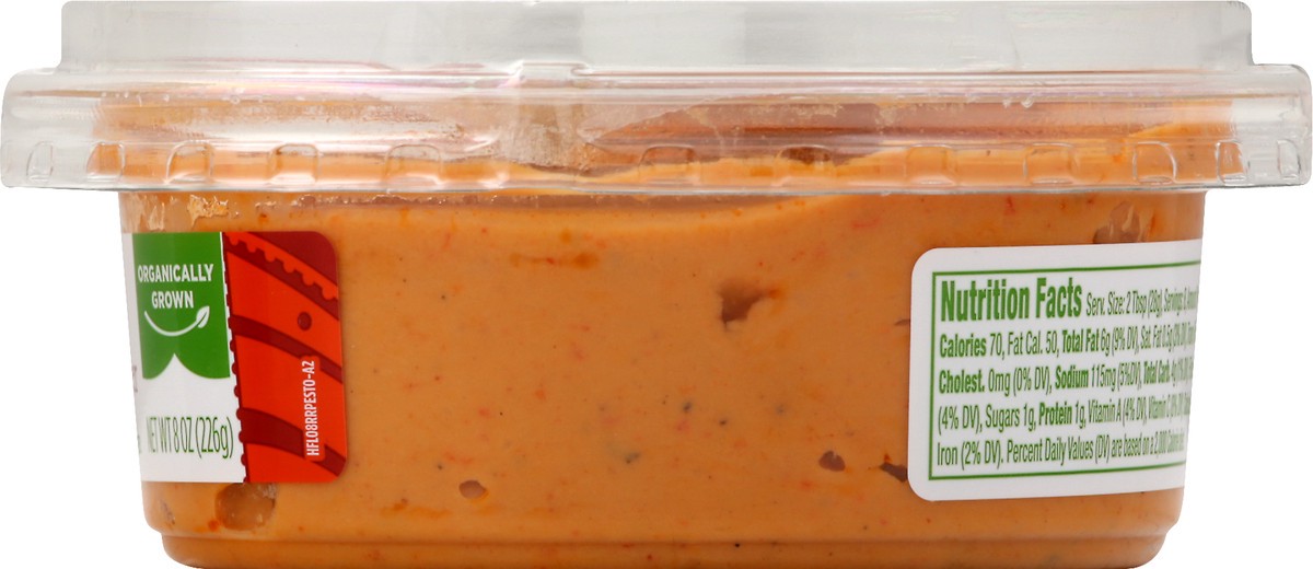 slide 2 of 7, Simple Truth Organic Roasted Red Pepper Hummus 8 oz, 8 oz