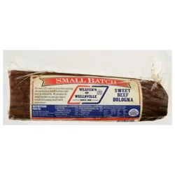 Weaver's of Wellsville Sweet Beef Bologna 15 oz