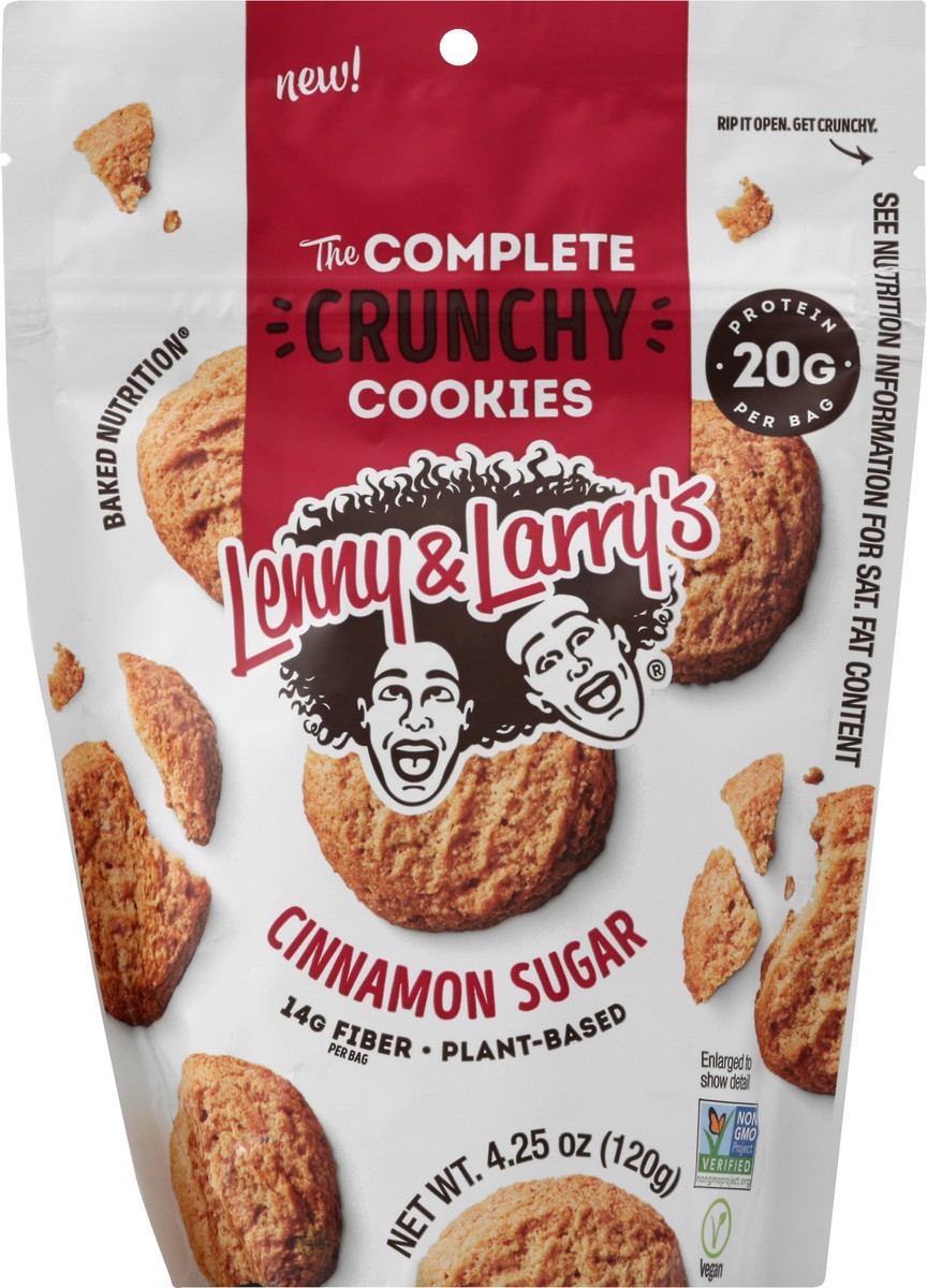 slide 7 of 8, Lenny & Larry's Complete Crunchy Cookies - Cinnamon Sugar, 4.25 oz