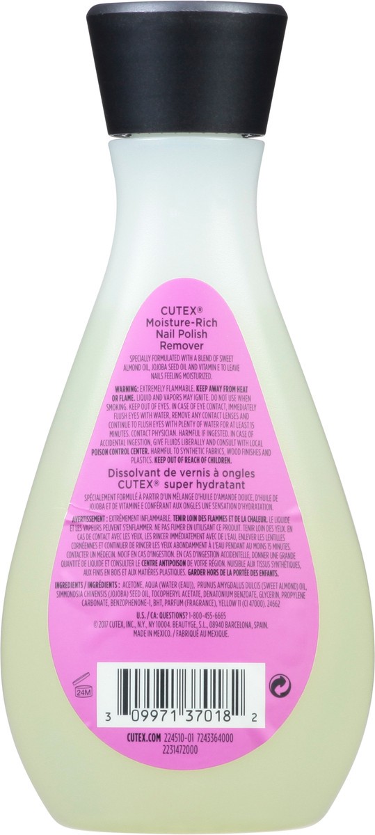 slide 8 of 13, Cutex Moisture-Rich Nail Polish Remover 6.7 fl oz, 6.7 fl oz