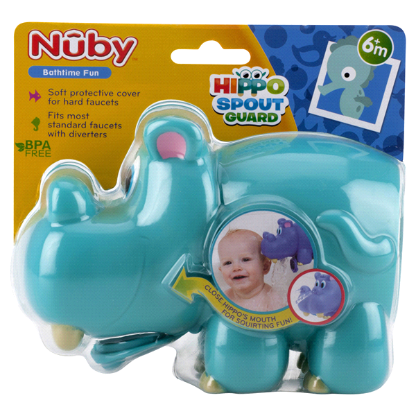 slide 1 of 1, Nuby Hippo Spout Guard, 1 ct