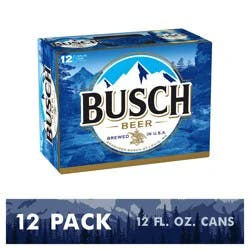 Busch Beer, 12 Pack Beer, 12 FL OZ Cans, 4.3% ABV