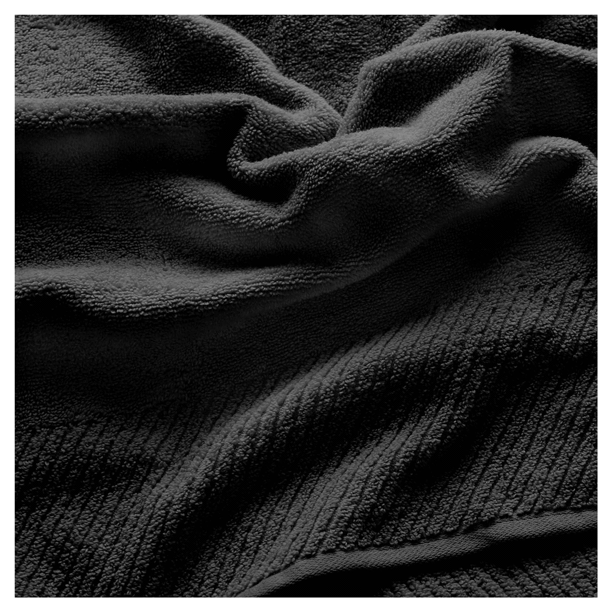slide 5 of 5, Eco Dry Hand Towel, Black, 16 in x 28 in