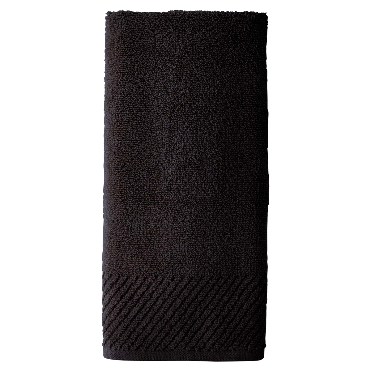slide 1 of 5, Eco Dry Hand Towel, Black, 16 in x 28 in