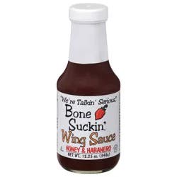 Bone Suckin' Honey & Habanero Wing Sauce 12.25 oz
