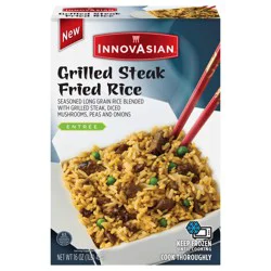 InnovAsian Grilled Steak Fried Rice Meal, 16 oz (Frozen)