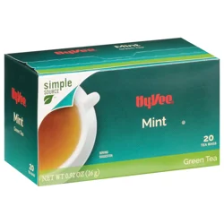 Hy-vee Mint Green Tea Bags - 20 ct; 0.92 oz
