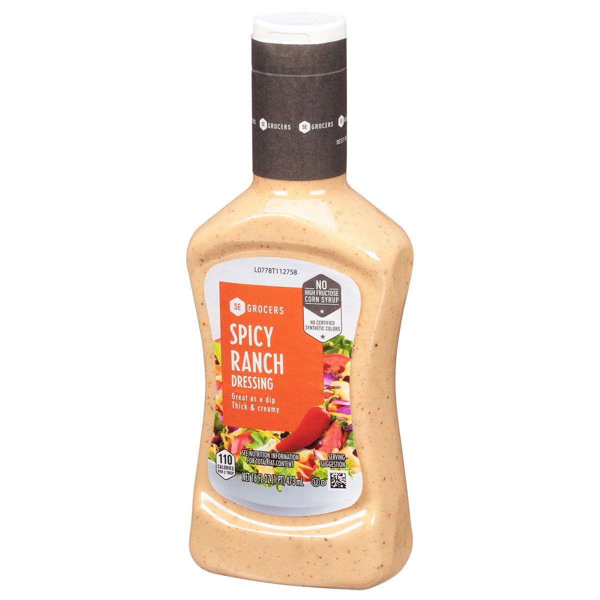 slide 6 of 9, SE Grocers Spicy Ranch Dressing 16 Ounce, 16 oz