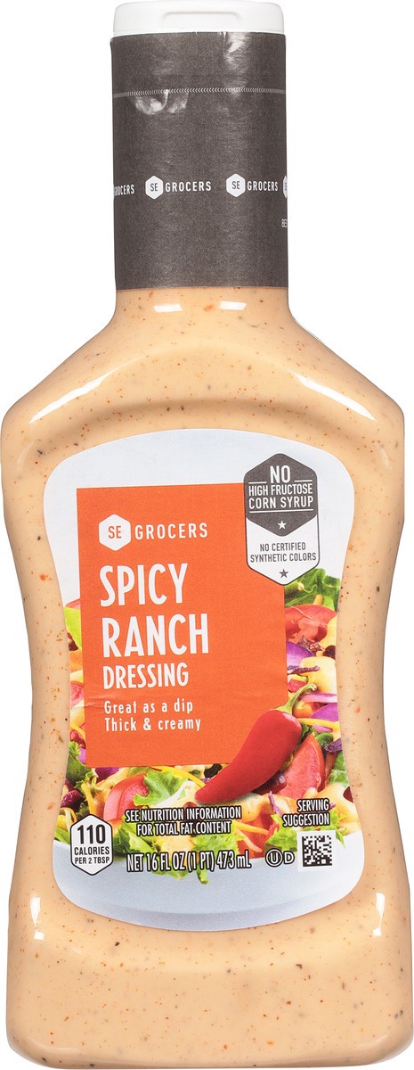 slide 5 of 9, SE Grocers Spicy Ranch Dressing 16 Ounce, 16 oz