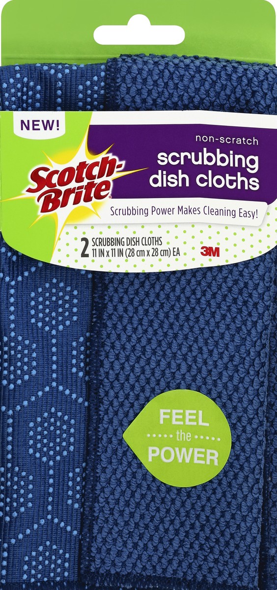 slide 2 of 2, Scotch-Brite Dish Cloths 2 ea, 2 ct