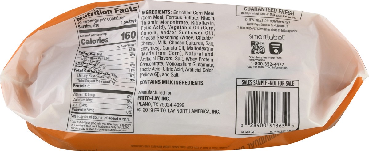 slide 2 of 6, Cheetos Crunchy Cheese Flavored Snacks 1 Oz 10 Count, 10 oz