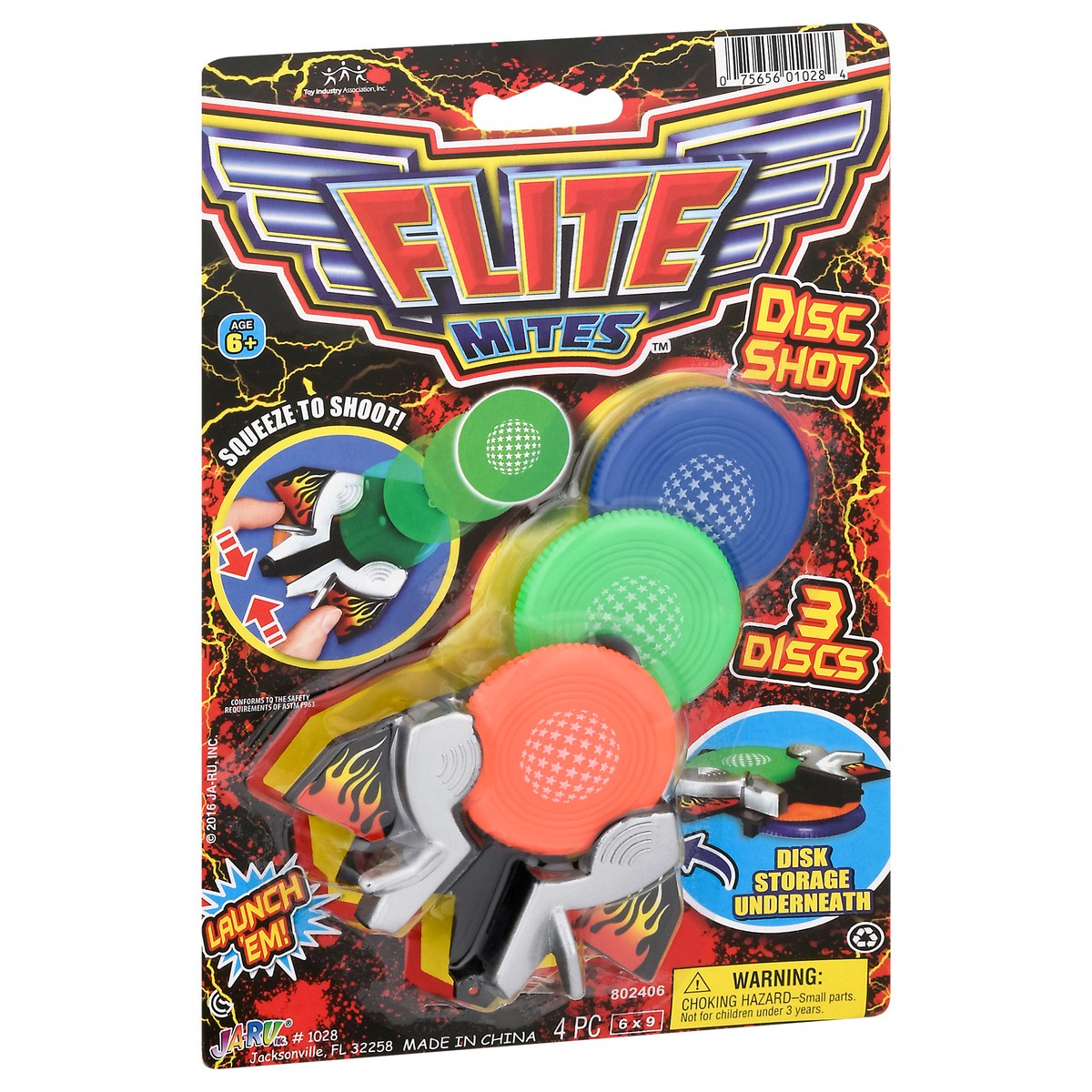 slide 4 of 10, Ja-Ru Flite Mites Disc Shot 4 Pc, 4 ct