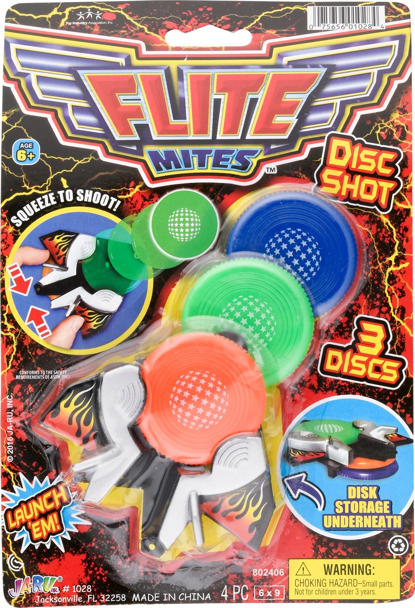 slide 9 of 10, Ja-Ru Flite Mites Disc Shot 4 Pc, 4 ct