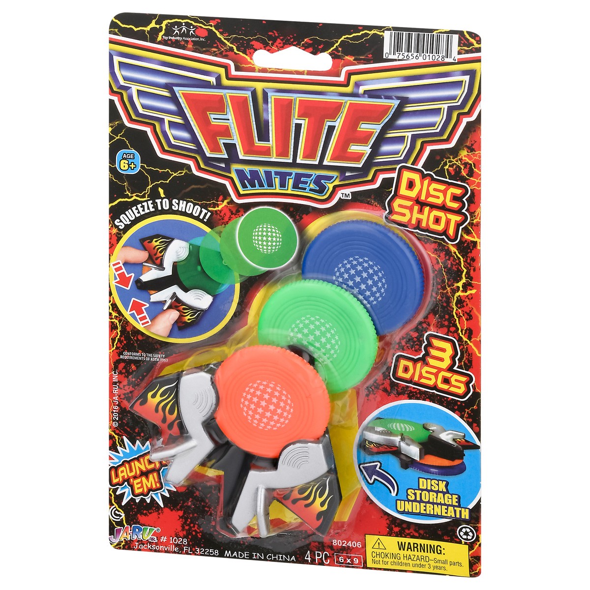 slide 10 of 10, Ja-Ru Flite Mites Disc Shot 4 Pc, 4 ct