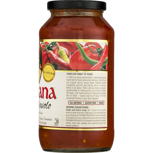 slide 6 of 8, Paesana Hot & Spicy Pasta Sauce, 25 oz