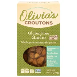 Olivia's Croutons - Gluten Free Garlic