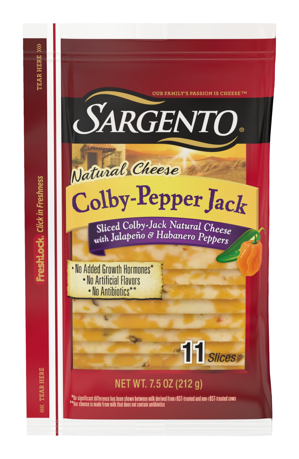 Sargento Colby Pepper Jack Cheese Slices 11 Ct Shipt