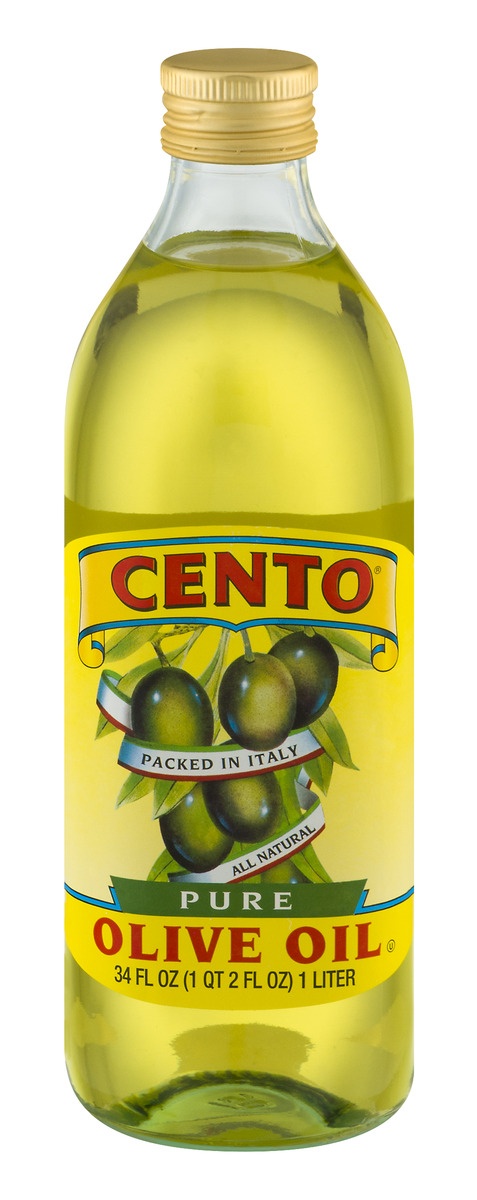 slide 1 of 1, Cento Pure Olive Oil, 34 fl oz